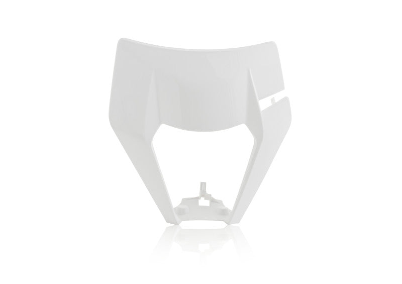 Acerbis 17-19 KTM EXC-F250-500/XC-W150/XC-W 250/300/XC-W250tpi/XC-W300tpi Headlight Mask - White 2726620002