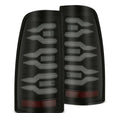 AlphaRex 99-06 Chevrolet Silverado/99-06 GMC Sierra LUXX-Series LED Tail Lights - Black 620006 *Discontinued