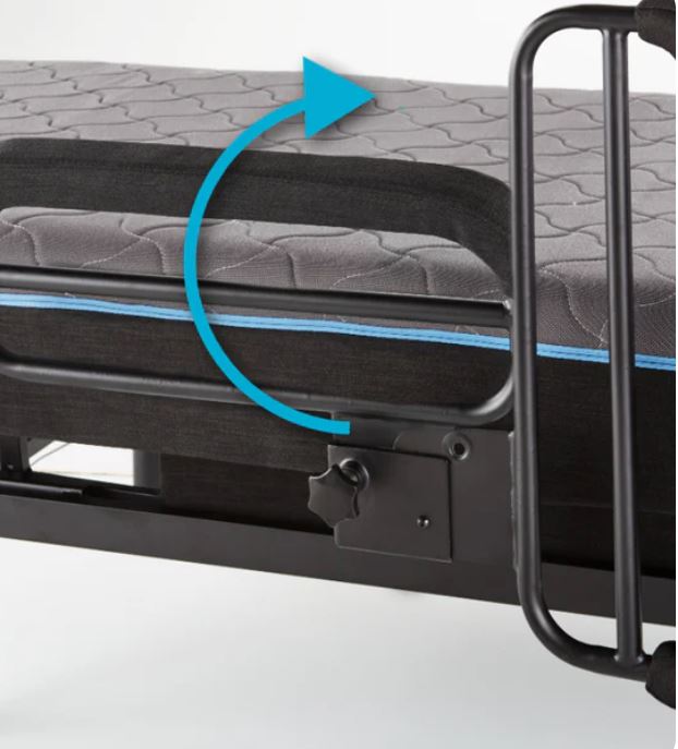 Twin Adjustable Sit to Stand Bed With Remote