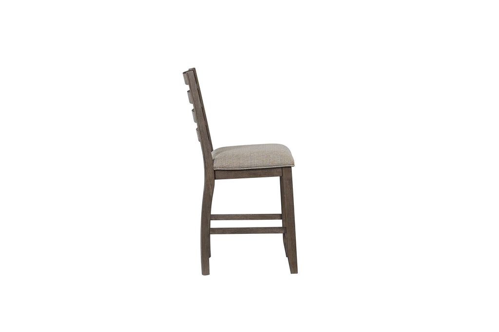 Counter Side Dining Stool with Ladder Back (Set of 2)