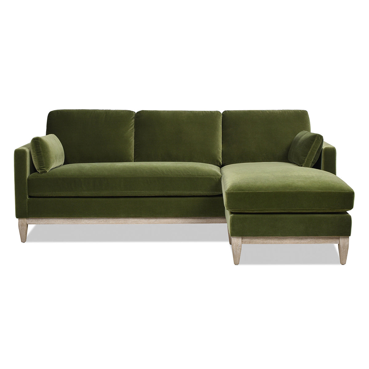 Knox 89" Modern Farmhouse Reversible Chaise Sectional Sofa