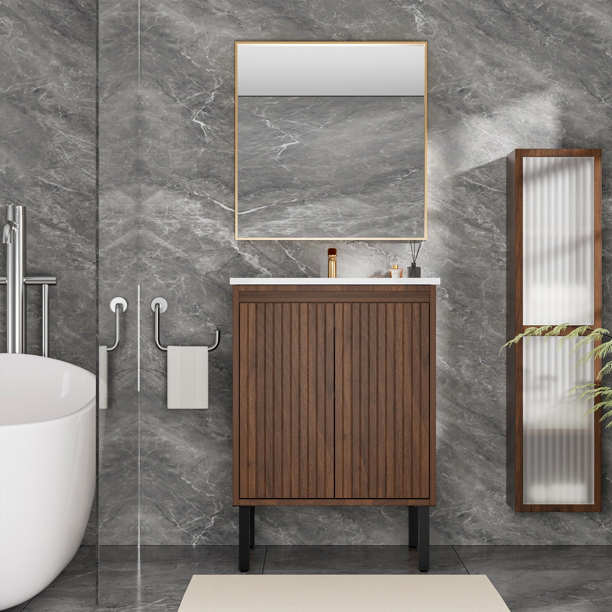 24 Inch Bathroom Vanity With Sink