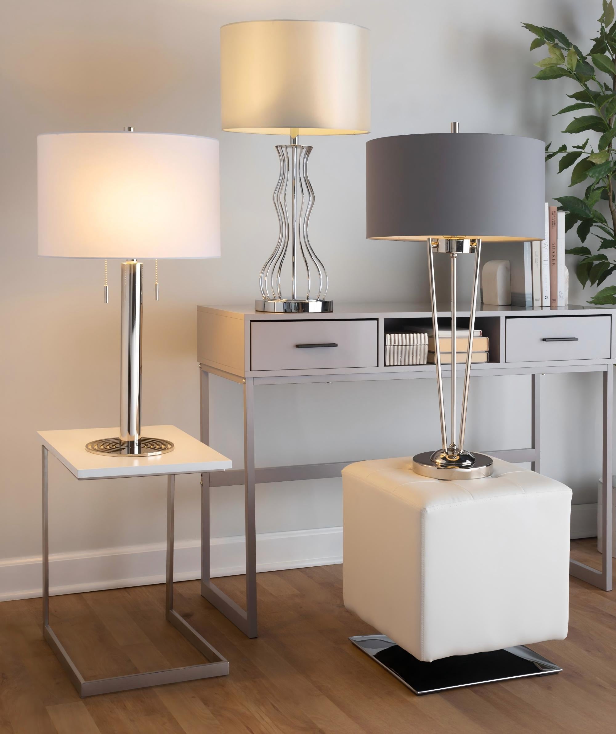Master 29" Contemporary Metal Table Lamp