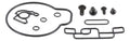 All Balls Racing 2002 KTM EXC-G 250 Racing Carburetor Mid Body/Jet Block Gasket Kit 26-1513