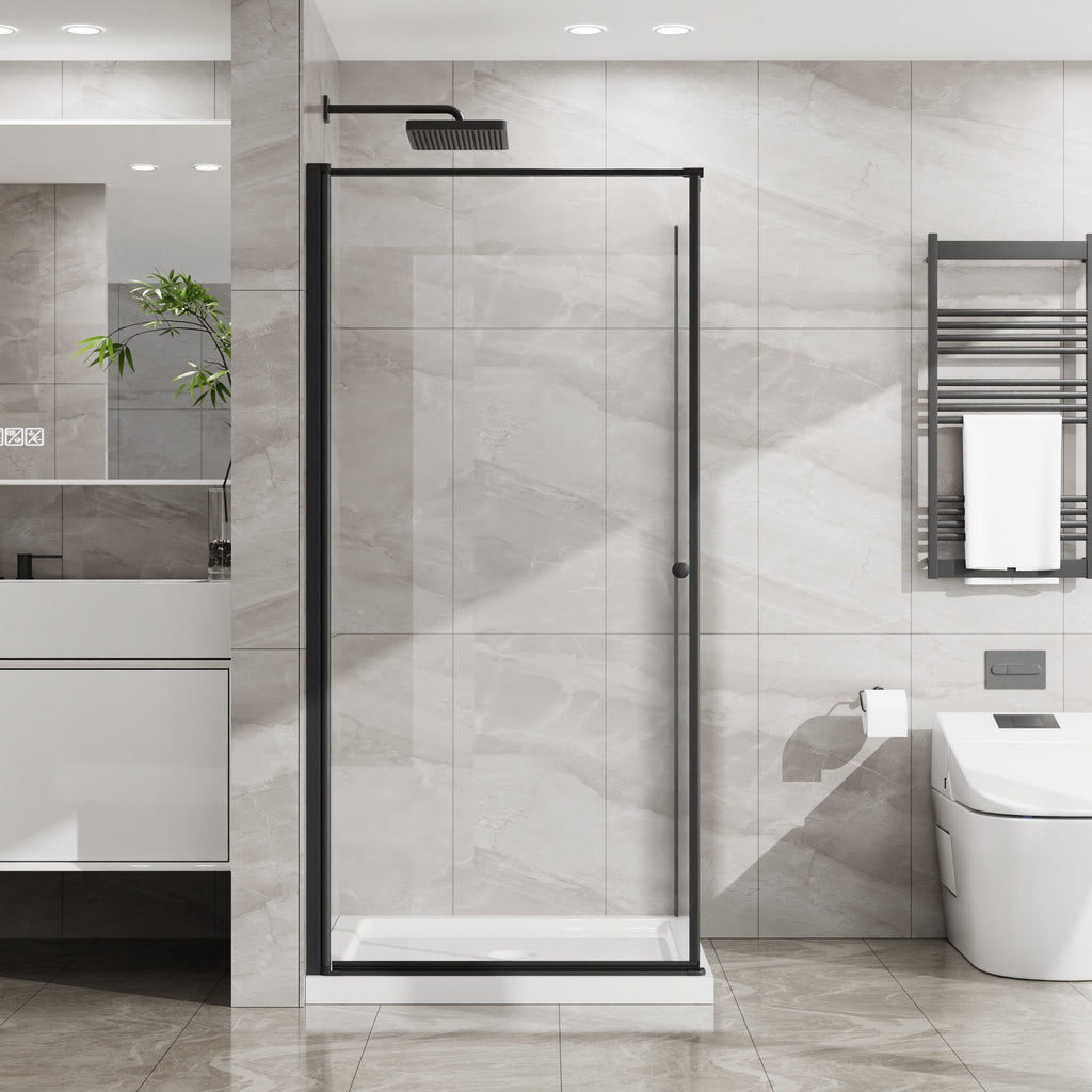 Goodyo Shower Enclosure Frameless 36 in. D x 36 in. W x 72 in. H