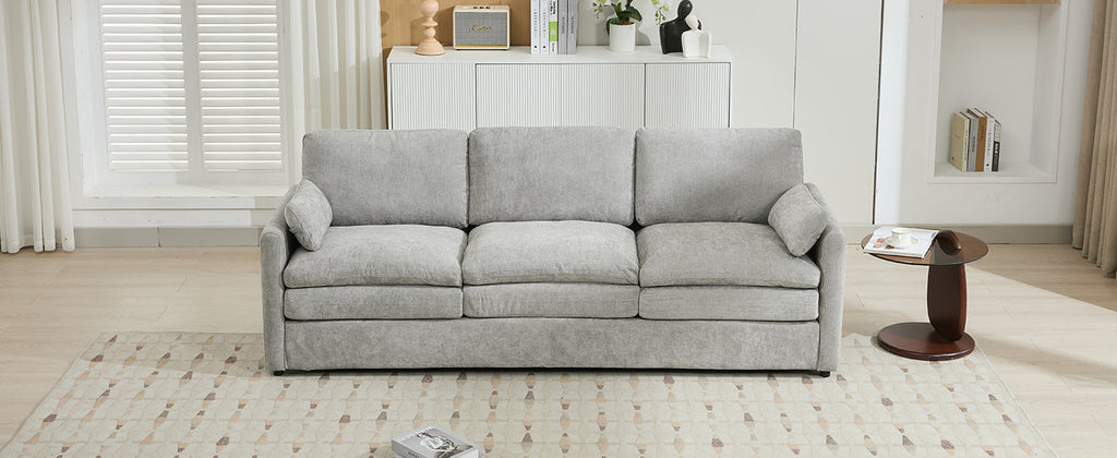 89" Cozy Upholstered 3-Seater Sofa Oversized Comfy Cloud Sofa
