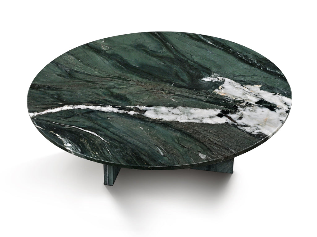 Green Marble & Metal Table