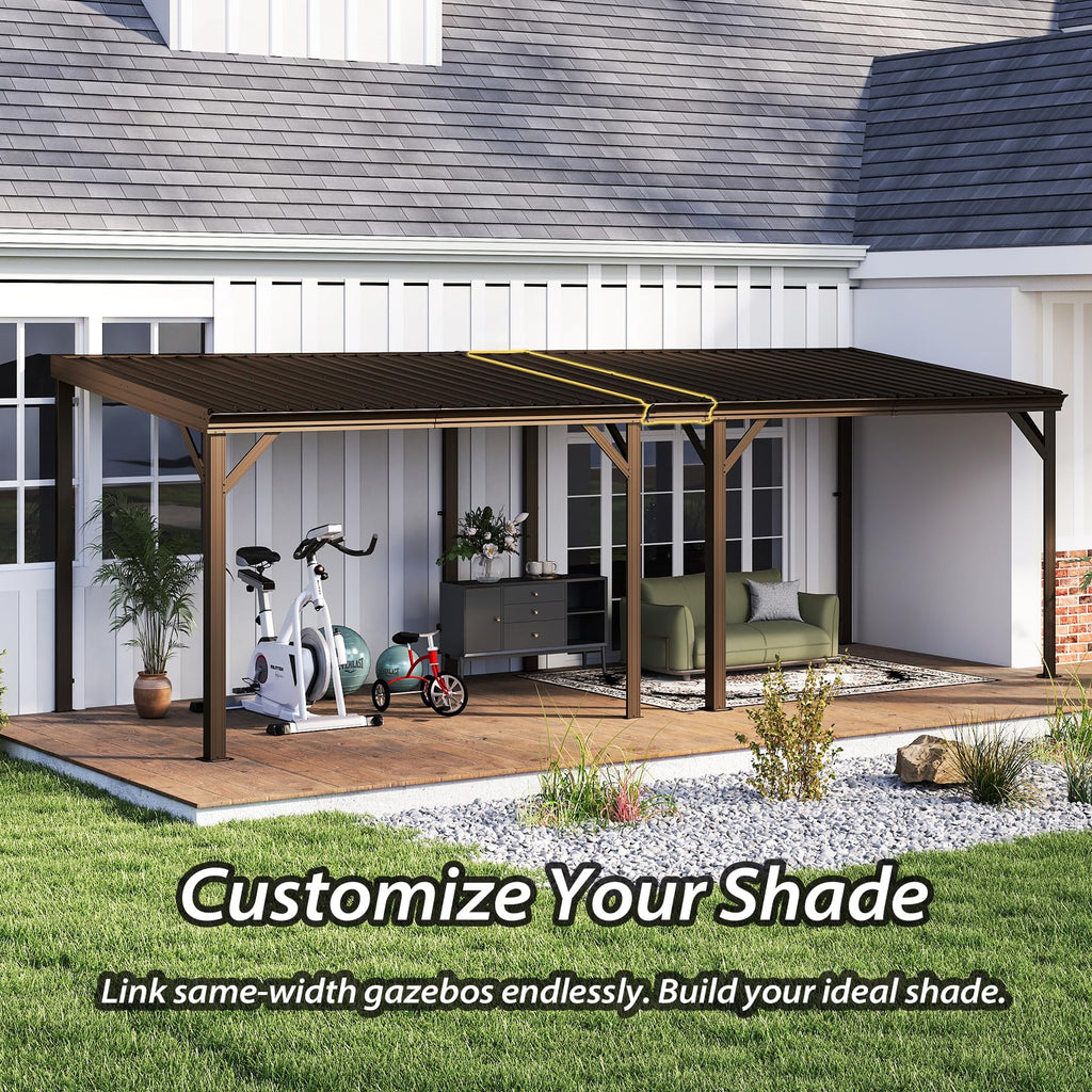 Gazebo Connector Kit - Durable Steel for 10ft Width Gazebos