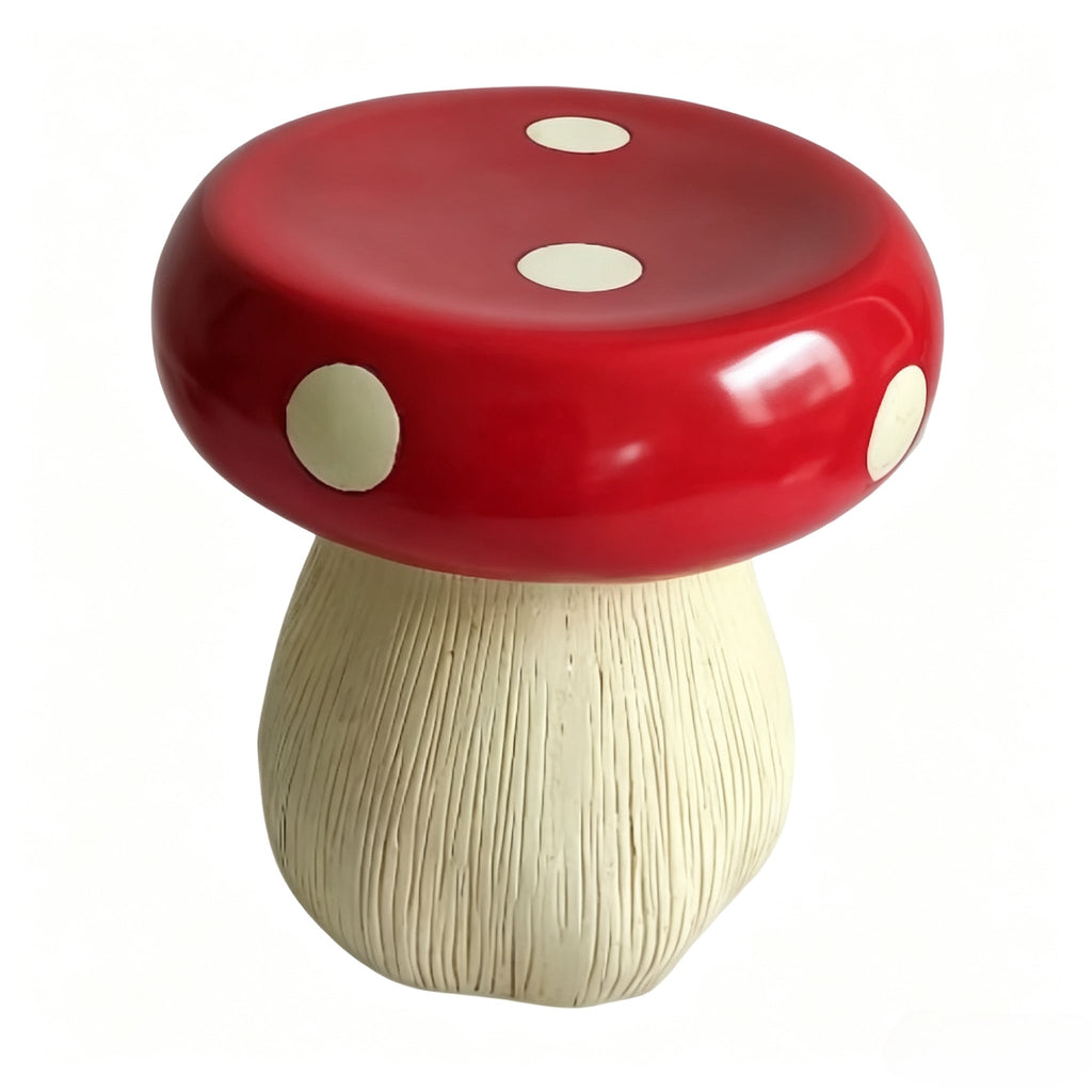 Oversized Mushroom Statue Stool