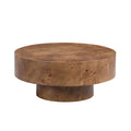 Burl Wood Veneer Coffee Table - 31.49'' Essentials
