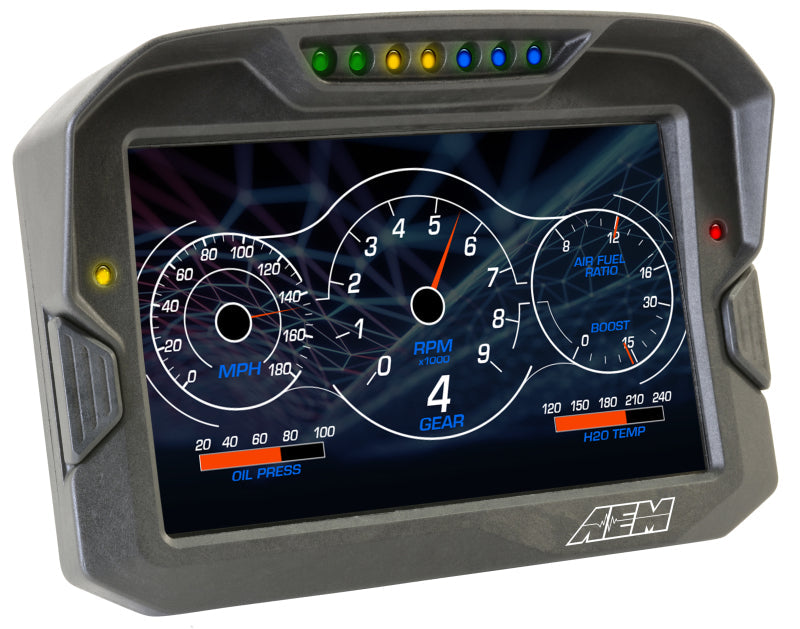 AEM Electronics Digital Dash, CD-7G, Carbon Housing, GPS, CAN Bus, Kit