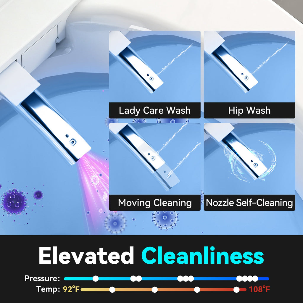 Smart Toilets with Heated Bidet Seat