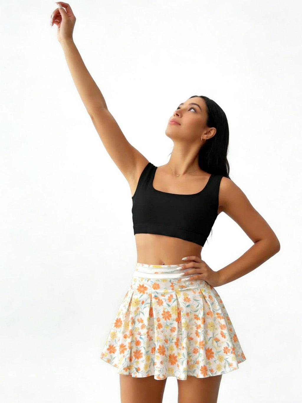 European And American Women's Cross-Border Hot-Selling New Summer Short Skirts, Printed Half Skirts, Anti-Exposure Skirt Pants, Outdoor Sports Yoga Wear