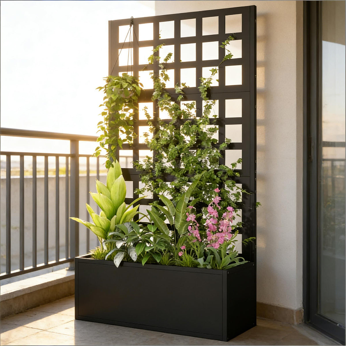 Planter Box with Trellis