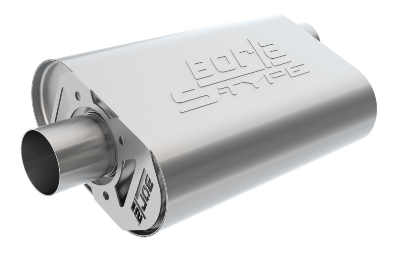 Borla CrateMuffler Big Block Chrysler/Dodge/Plymouth (Mopar) Offset/Offset 14inx4.35inx9in Muffler 400940