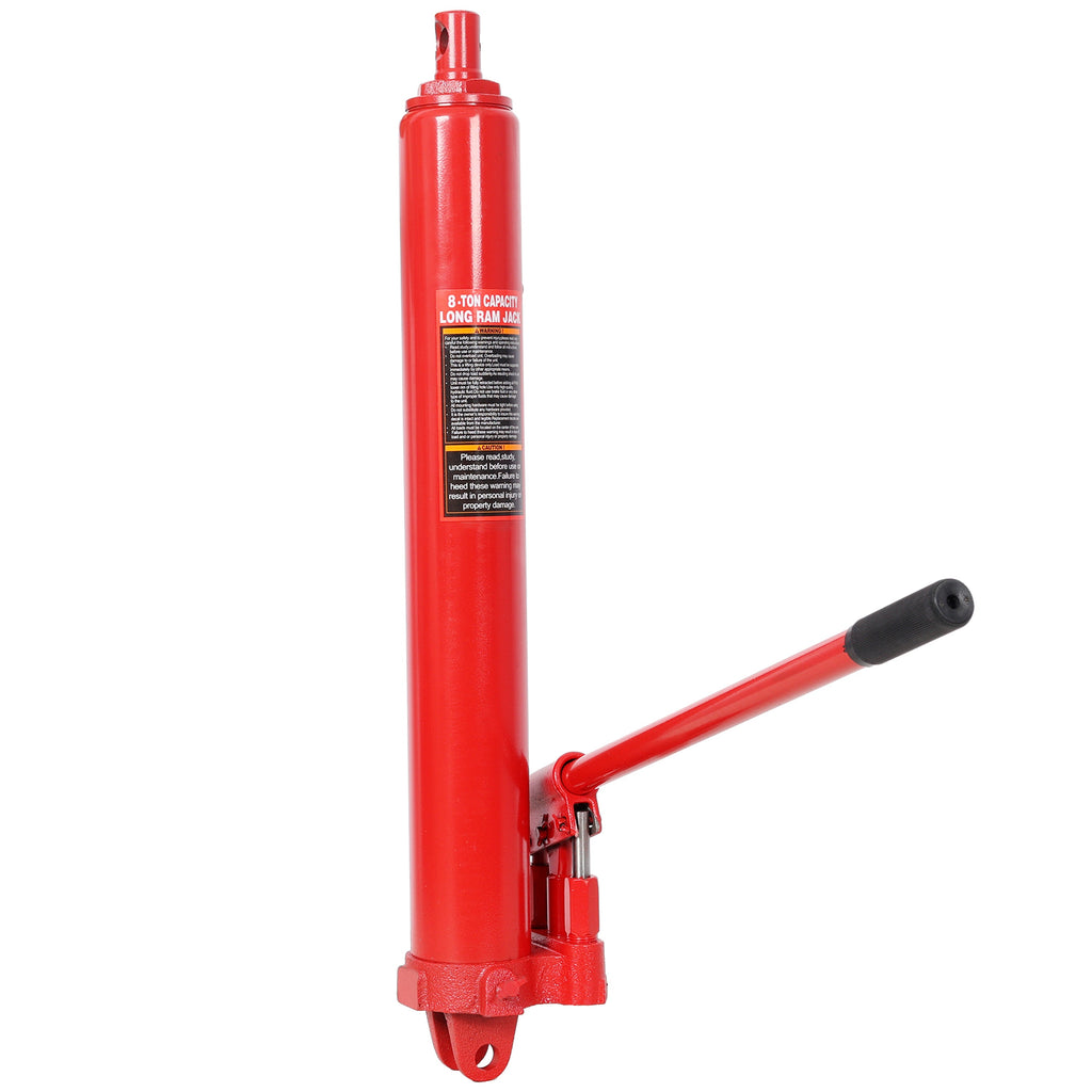 8 Ton Hydraulic Long Ram Jack - Dual Double Piston Pump