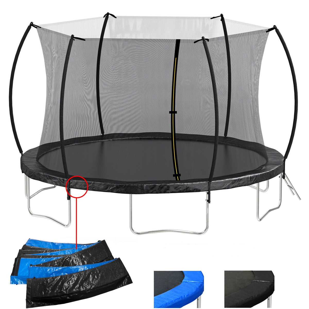 14FT Trampoline with Double-side Color Pad