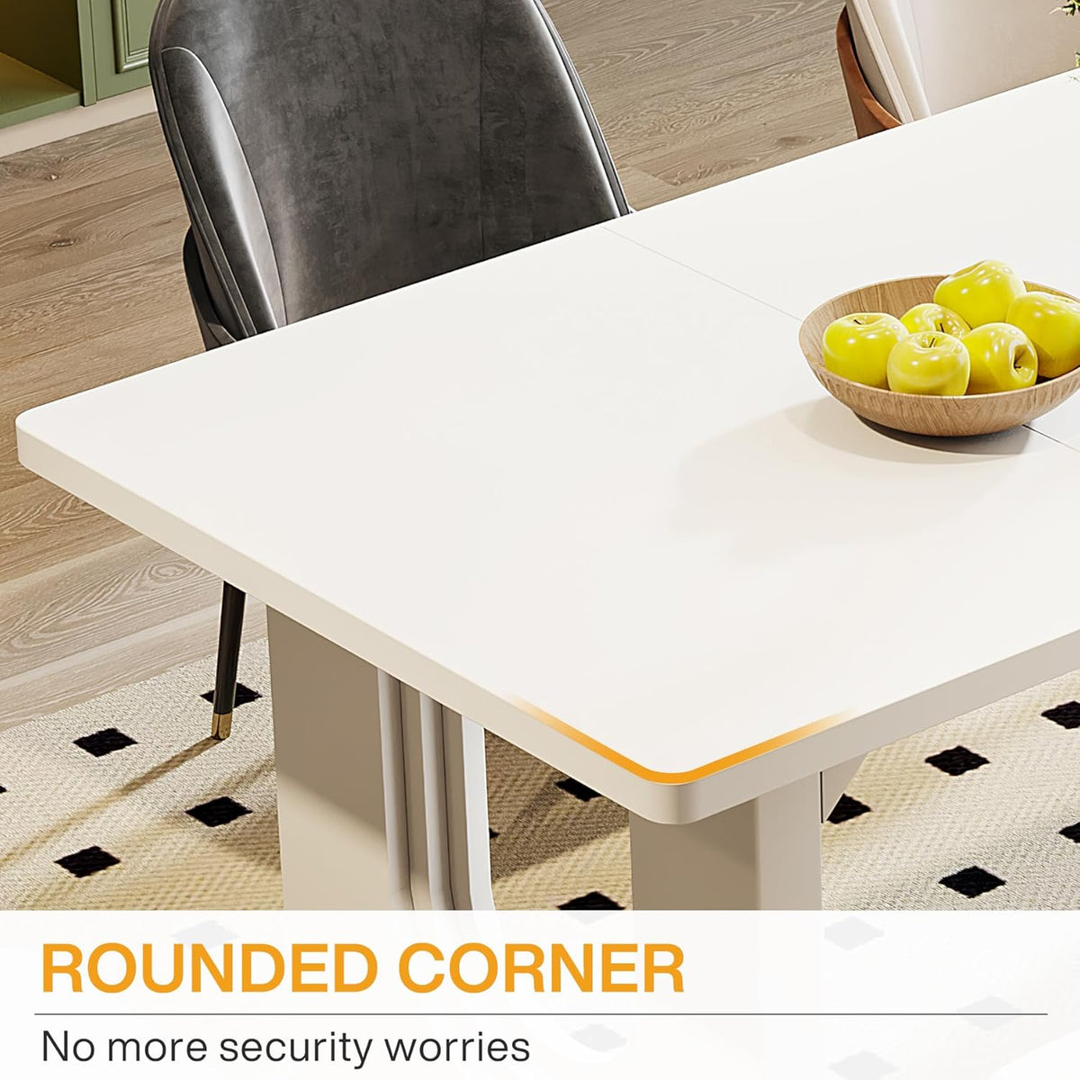 Modern 71" Rectangular Dining Table for 6–8 People