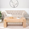 49" Rustic Wood Coffee Table