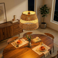 Essence Single Lights Pendant With Rattan Shade