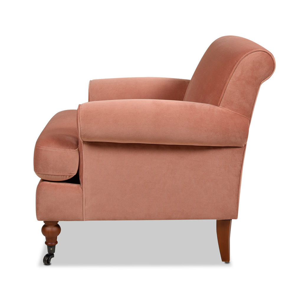Alana 38" Lawson Accent Arm Chair - Peach