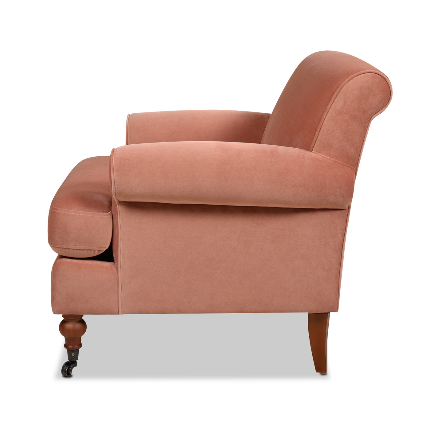 Alana 38" Lawson Accent Arm Chair - Peach