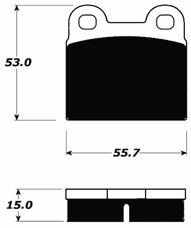 Porterfield Brake Pads for 1979 SAAB 900 Series