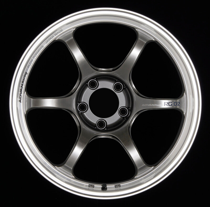 Advan RG-D2 18X805 +42 5 -112 Machining & Racing Hyper Black YAT8H42MHB