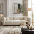 Silo 87 in. Modern Upholstered Chenille Sofa