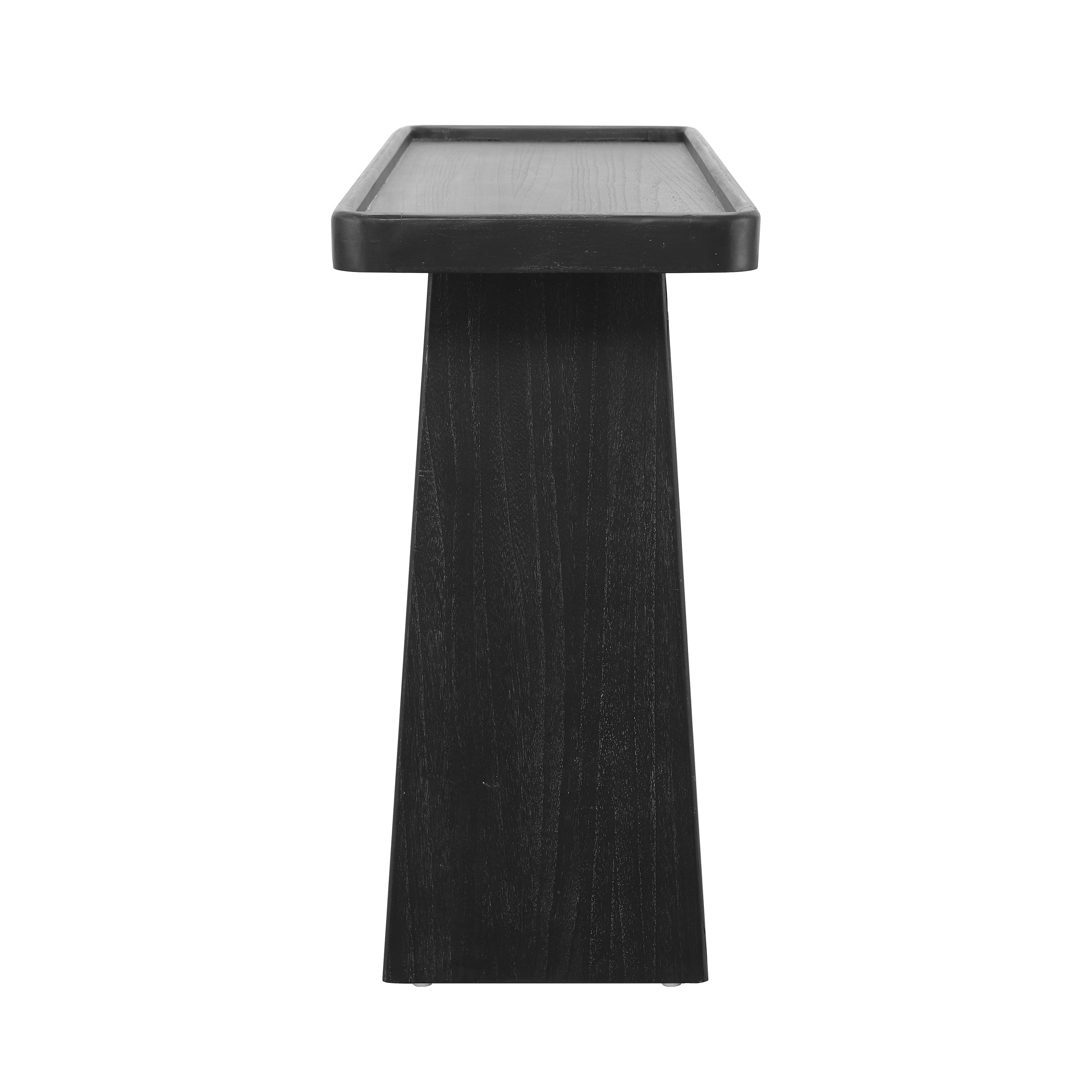 Farmhouse Console Table with Tray Top Design