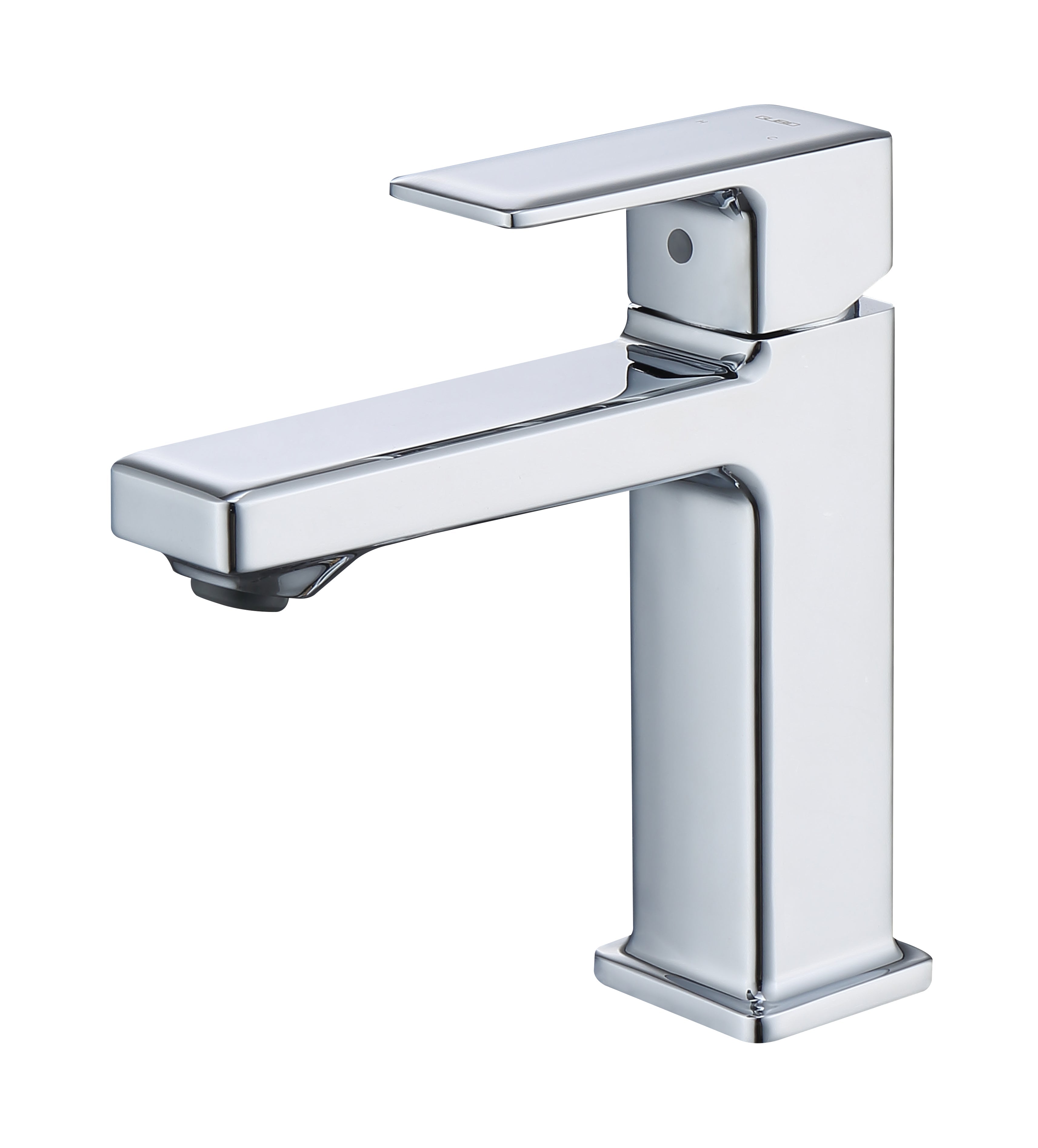 Chrome Single Hole Bathroom Faucet