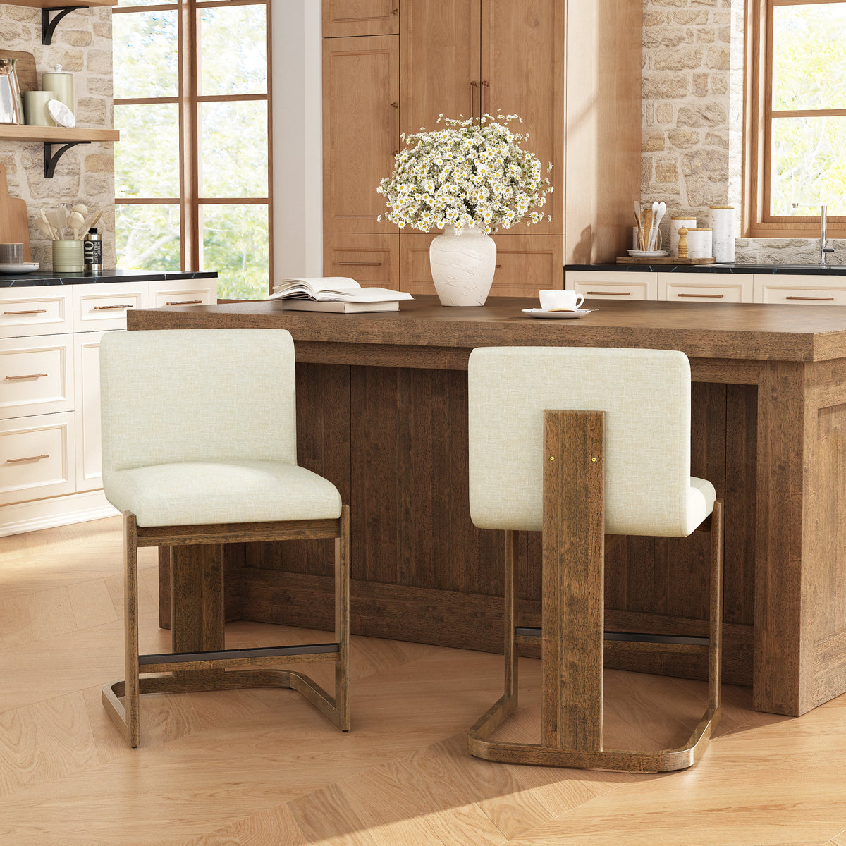 Modern Bar Stools Set of 2