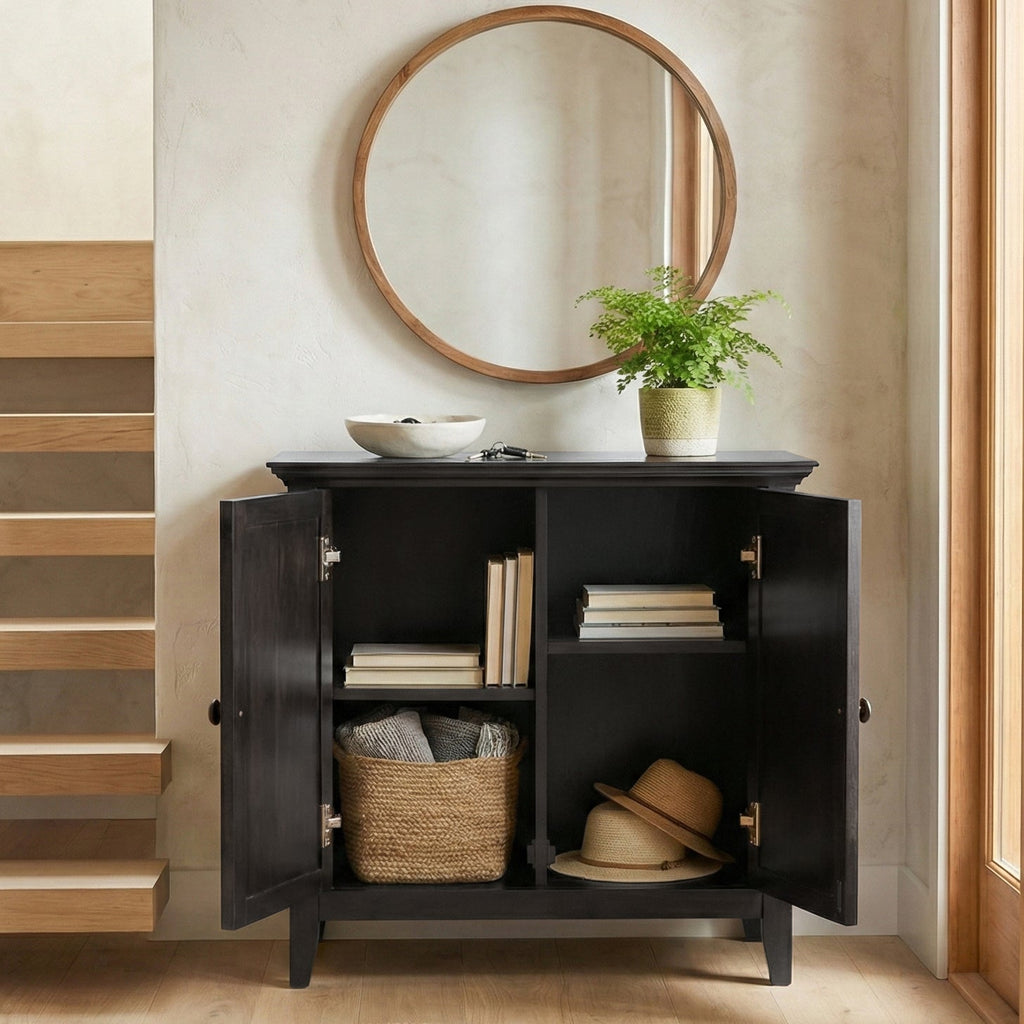 Amherst - Low Storage Cabinet - Hickory