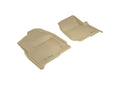 3D MAXpider 2017-2019 Ford F-250/350/450 Kagu 1st Row Floormat - Tan L1FR10711502