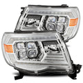 AlphaRex 05-11 Toyota Tacoma NOVA LED Projector Headlights Plank Style Chrome w/Activation Light/DRL 880743 *Discontinued