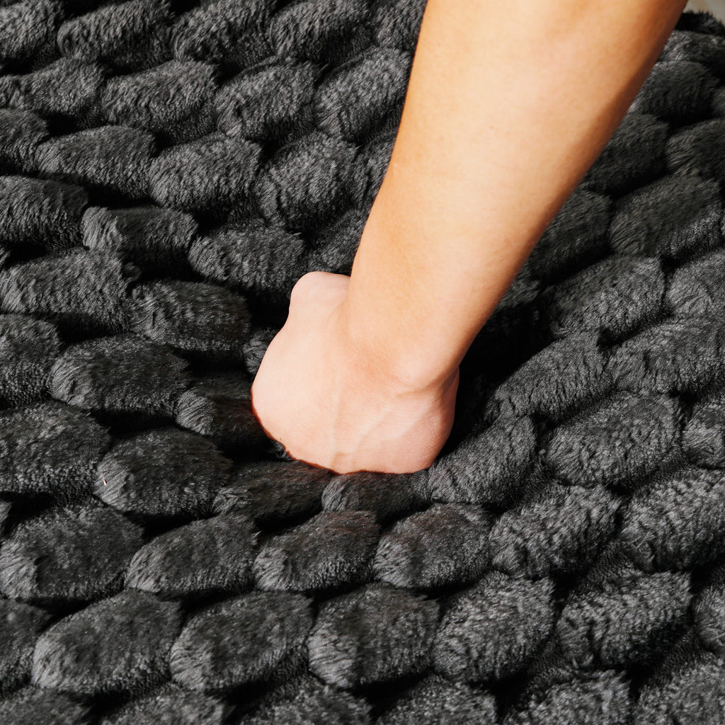 Black Turtle Velvet Versatile Sofa