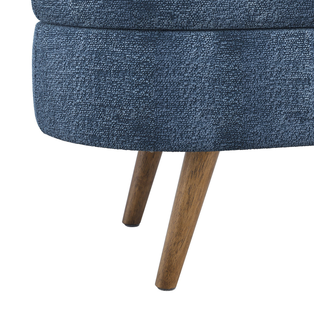 Ottoman Oval Storage Bench