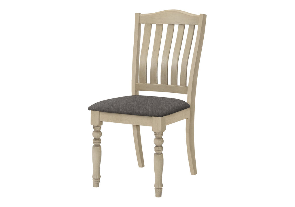 Upholstered Antique Dining Chairs Set of 2