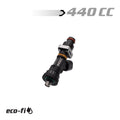 BLOX Racing Eco-Fi Street Injectors 440cc/min w/1/2in Adapter Honda B/D/H Series (Single Injector) BXEF-06514.11-440-SP