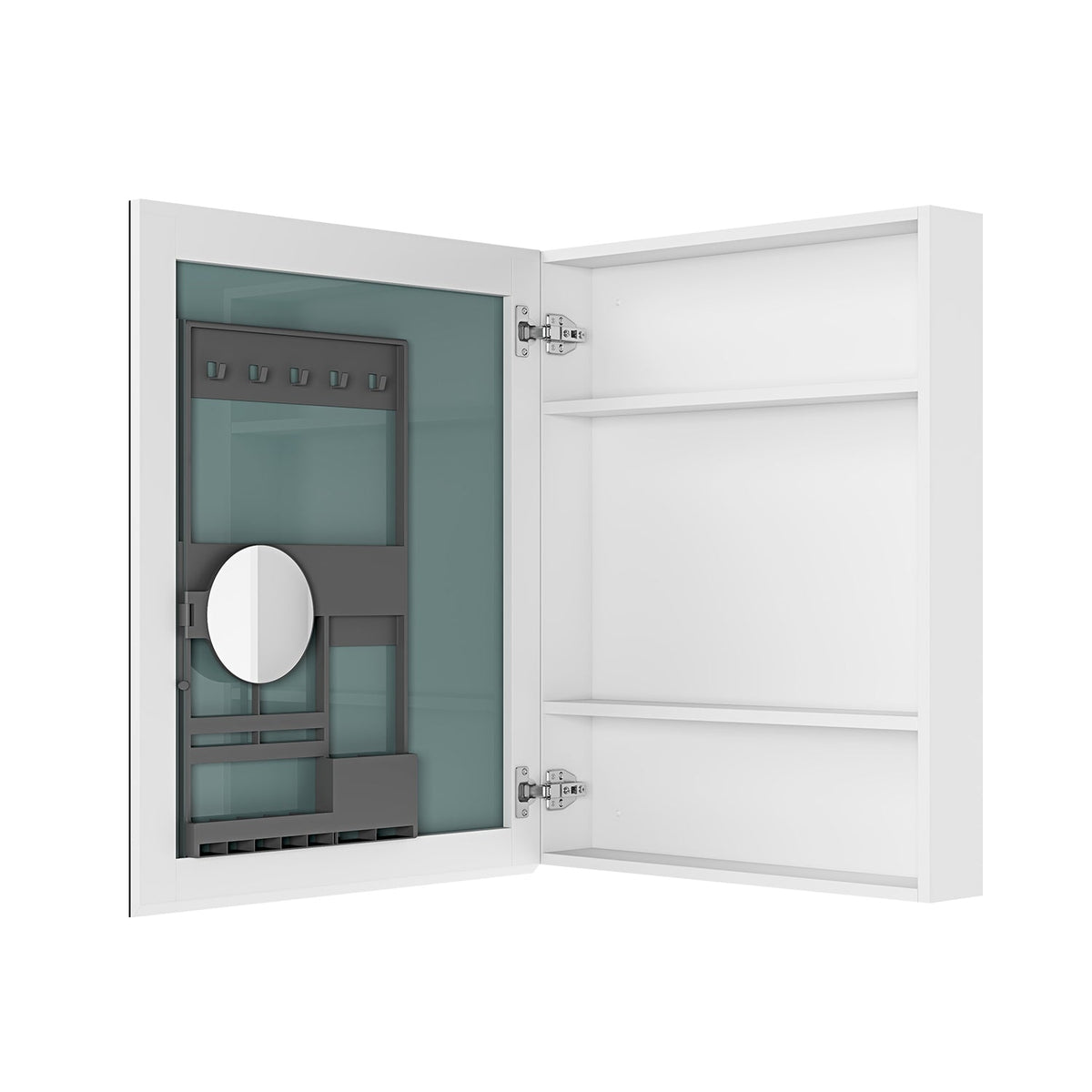 24'' W x 30'' H Surface Frameless Mirror Medicine Cabinet