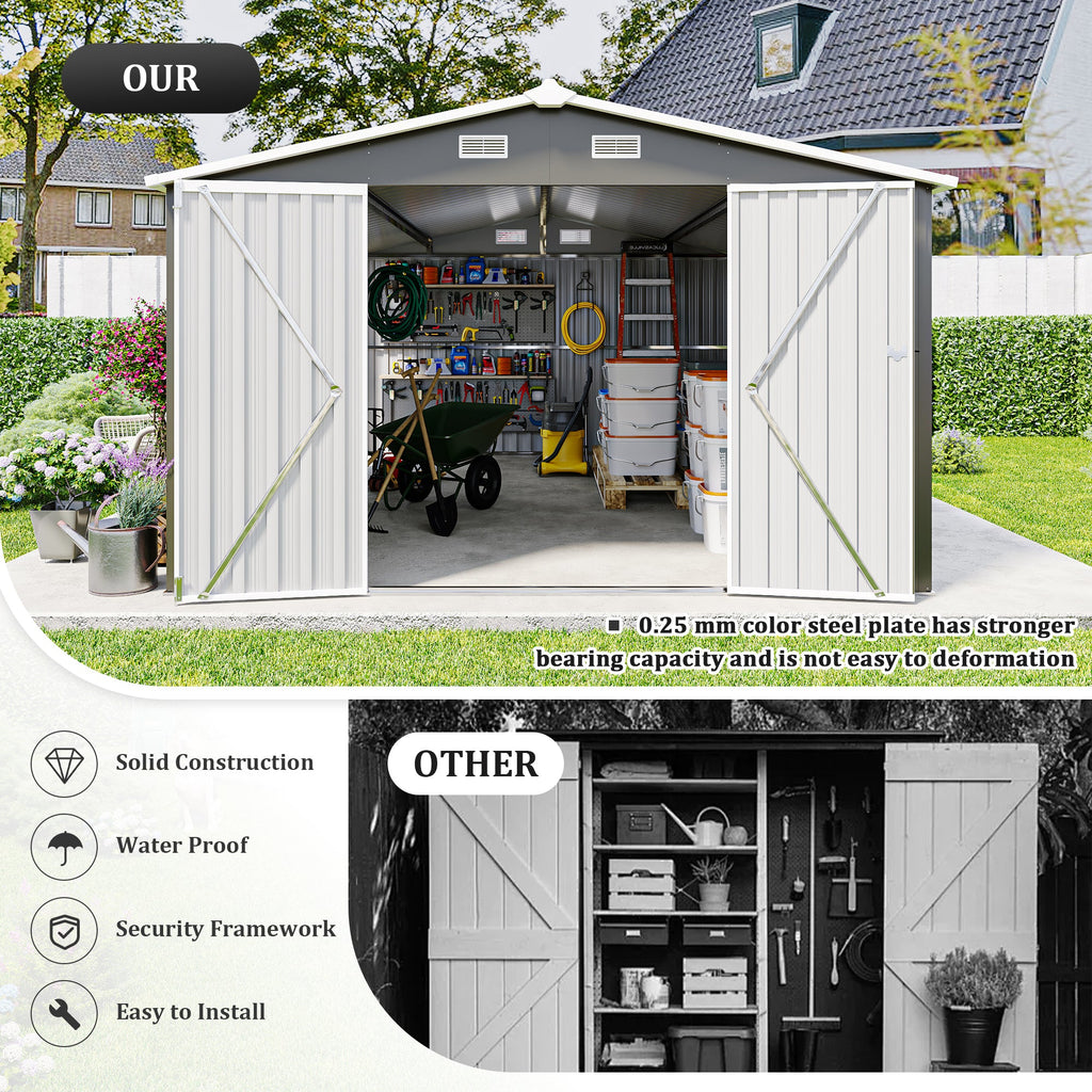 Campcraft Outdoor Storage Shed 10×14 FT