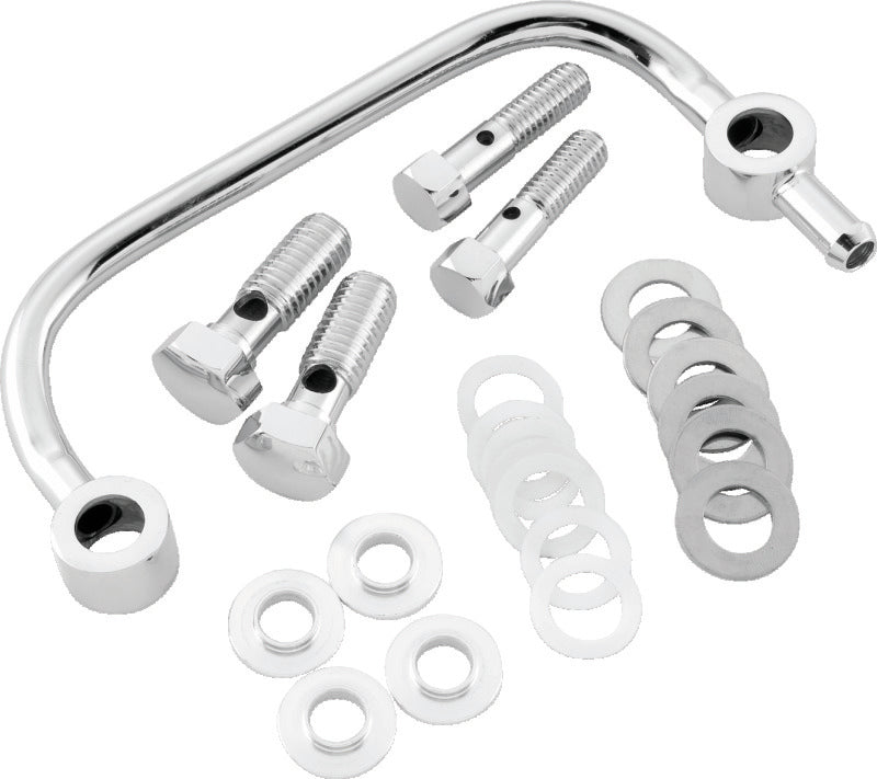 Bikers Choice 96-06 Big Twin Chrome Head Breather Kit 482723
