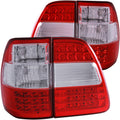 Anzo 1998-2005 Toyota Land Cruiser Fj LED Taillights Red/Clear G2
