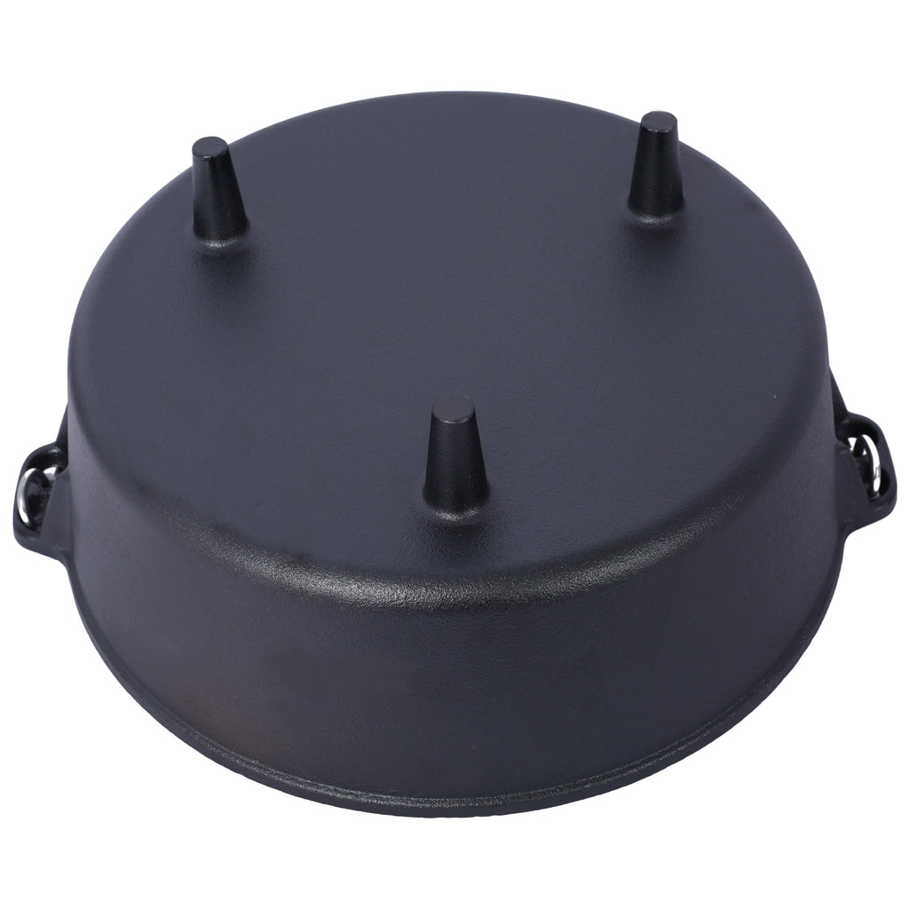 Pre-Seasoned Cast Iron Dutch Oven With Skillet Lid