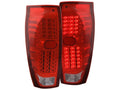 Anzo 2002-2006 Chevrolet Avalanche LED Taillights Red/Clear
