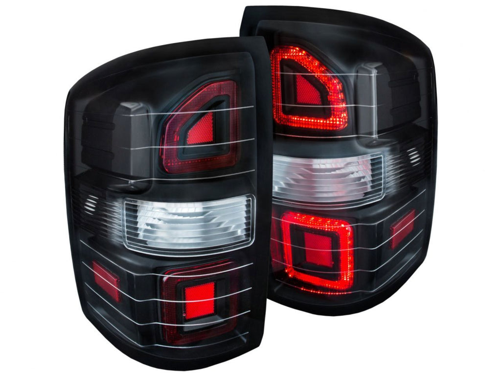 Anzo 2014-2015 Gmc Sierra LED Taillights Black G2