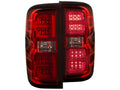 Anzo 2014-2016 Chevrolet Silverado LED Taillights Red/Clear