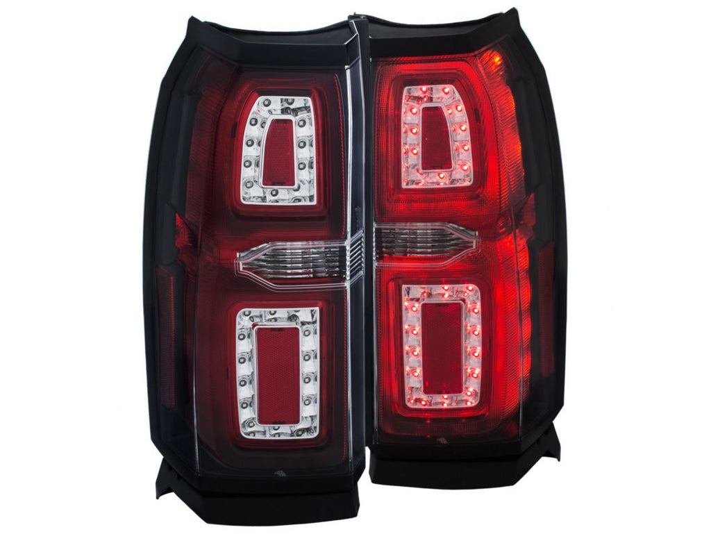 Anzo 2015-2016 Chevrolet Tahoe LED Taillights Chrome G2