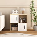 Modern Wooden Storage Cabinet with Sliding Doors