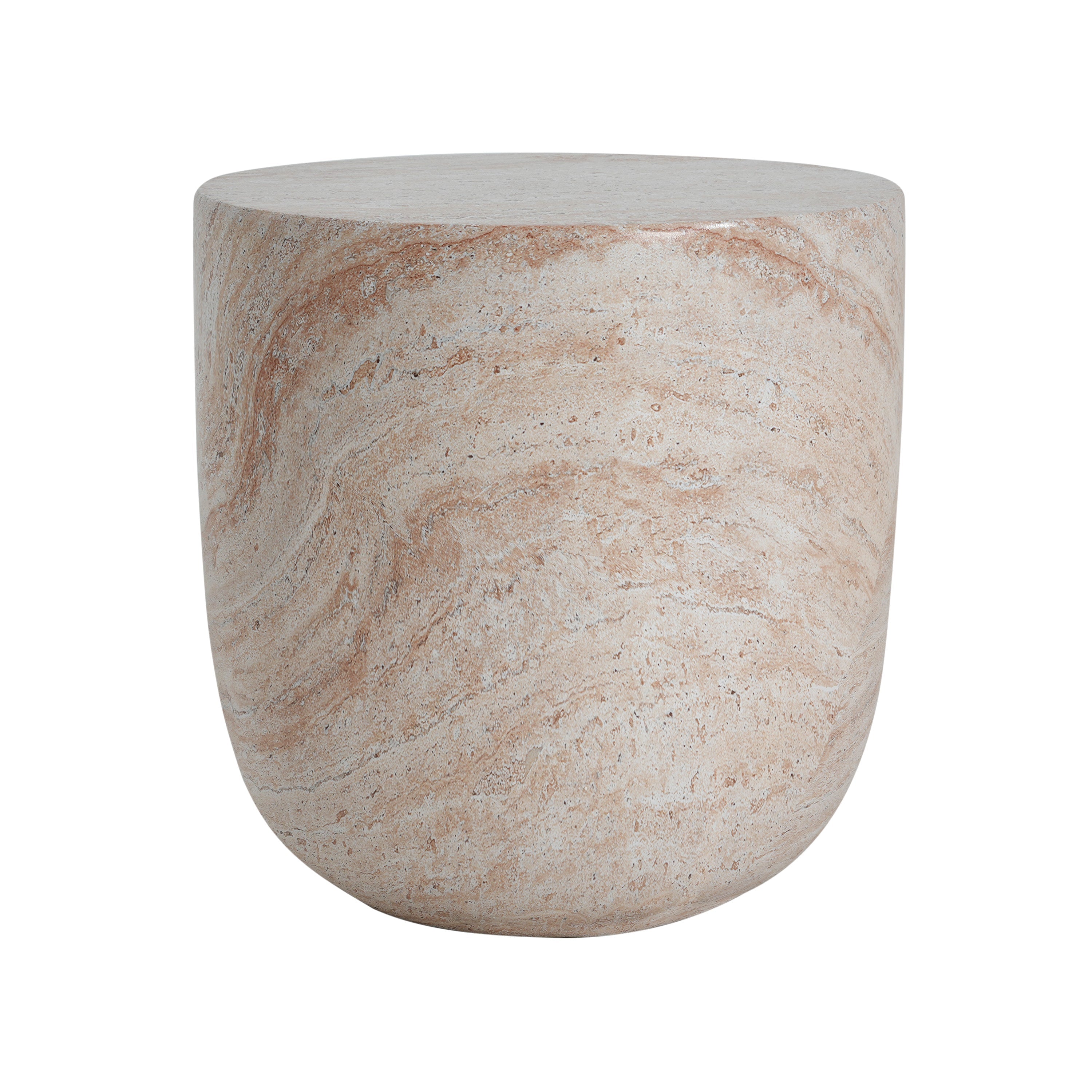 Outdoor/Indoor Lightweight Concrete Side Table